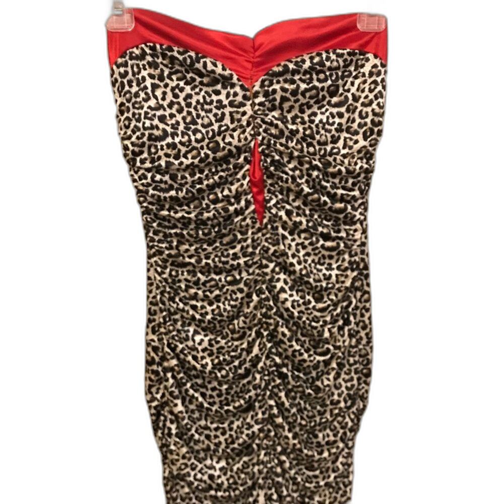 Red leopard Ruby Rox dress size M